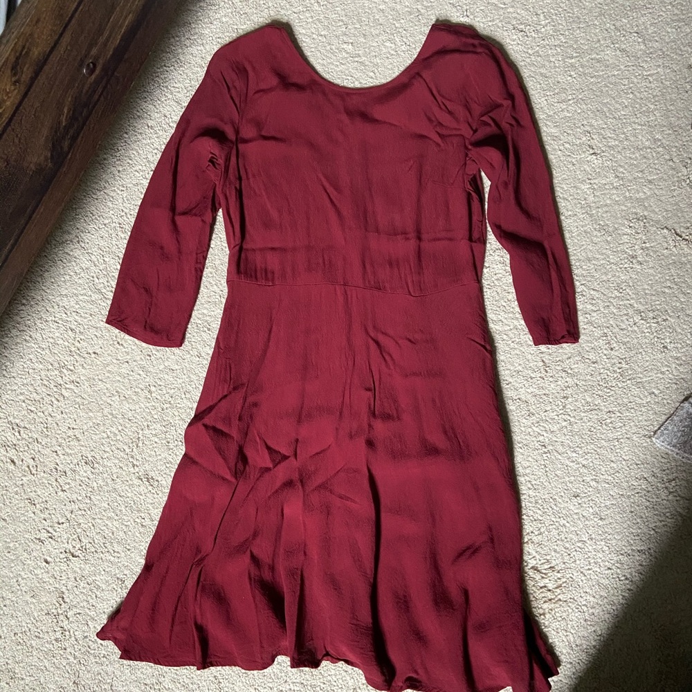 Burgundy Dress